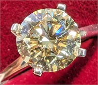 $4000 14K  Lab Diamond 1.6Ct,Vs,Kl Ring