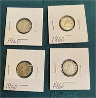 4 X 1960 TEN CENT