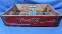 Vintage Coca Cola Crate, Pepsi Tin Bank