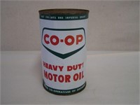 CO-OP HEAVY DUTY MOTOR OIL IMP. QT. CAN - FULL -
