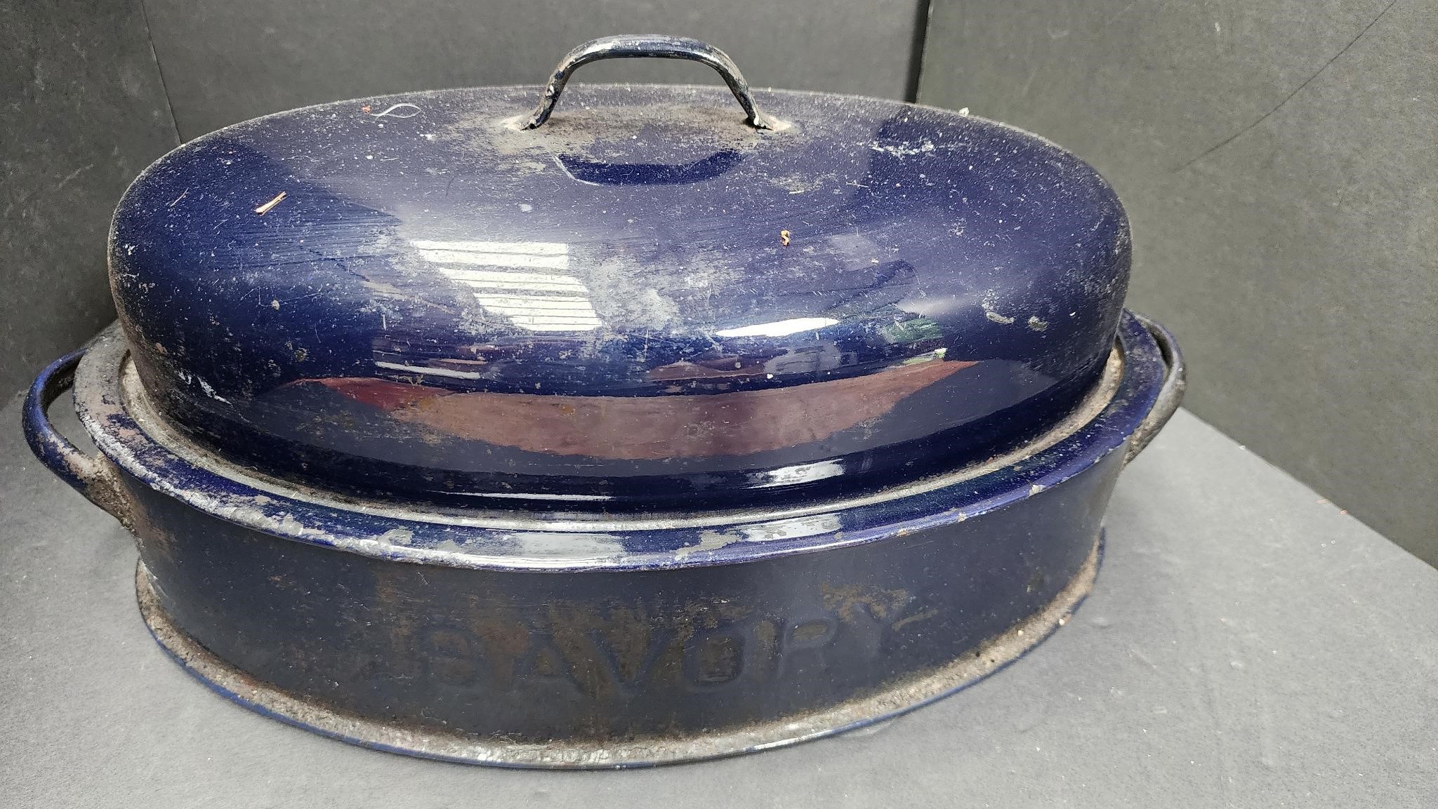 Savory Enamel Ware Roasting Pan