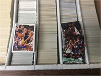 Huge box of Topps & Fleer NBA cards