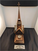 Copper Church Candle Holder