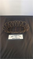 Vintage Brass Wire Basket