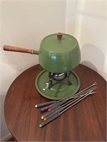 Vintage Mid Century Fondue Set