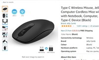 Type C Wireless Mouse, Jelly Comb 2.4G Wireless