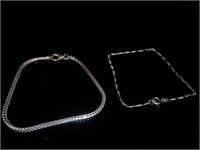 (2) .925 Sterling Silver Bracelets