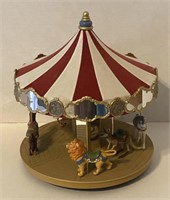 Lighted Musical Plastic Carousel, 10x12in