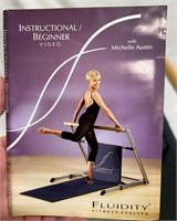 Fluidity Ballet Bar w DVDs & Owner's Manuals
