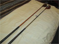 2 MC GREGOR WOOD SHALF DRIVER GOLF CLUBS