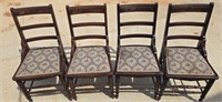 4 Vintage Dinette Chairs (All One Money)