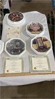 Certified collector plates.