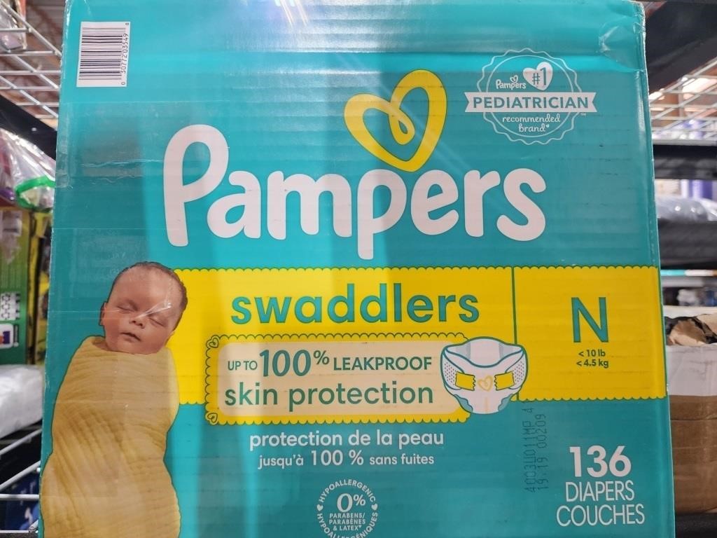 Pampers Diapers Newborn/Size 0 (< 10 lb / < 4.5