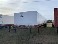 1979 Dorsey 42ft Flatbed Trailer W/ Tubs