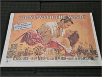 Framed Gone with the Wind Movie Poster
