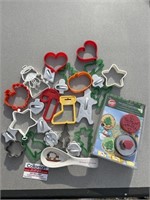 Lot of Cookie Cutters Wilton Push N Print New