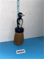 Btg wood penguin barber or whisk brush