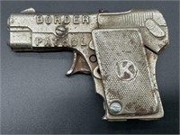 Vintage Kilgore Cap Gun 4.5” x 3” Border Patrol