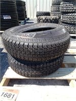 (2) Roadguider ST205/75 D14 Utility Trailer Tires