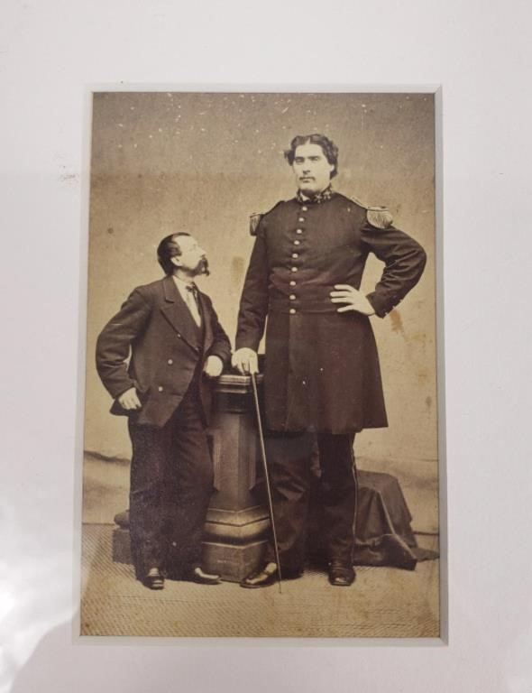 3 ANTIQUE PHOTOS- GIGANTISM & MORE