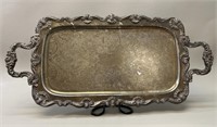 Silverplated Serving Tray VTG