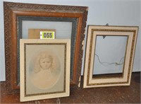 Antique picture frames