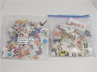 2 Bags of United Kingdom stamps