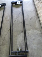 6' Safety Rails (Set of 2 Rails) Black
