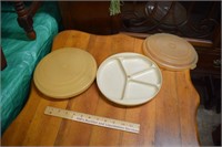 Two Plastic Covered Plates