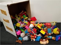 Large box with kids meal toys