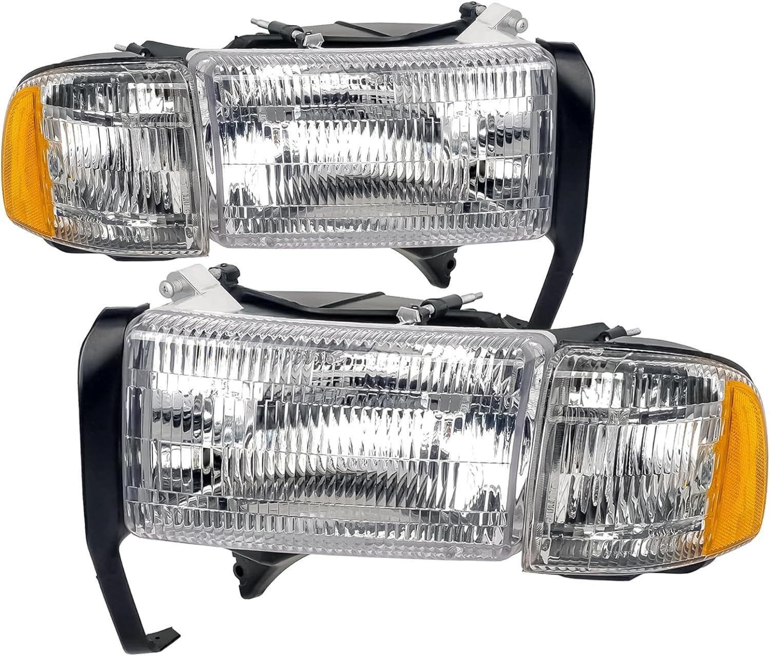 Headlights Assembly for 1994-2001 Dodge Ram