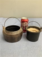 Cast Iron Candle Pot
