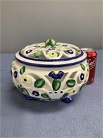 Footed Potpourri Covered Dish