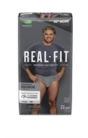 Real Fit Maximum Absorbency Small/Medium Underwear