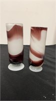 6.5” and 7” glass vases