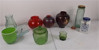 Assortment of vases and home decor