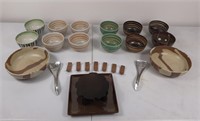 Cinnamon swirl bowls, other assorted bowls, and