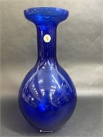 Cobalt Blue Tall Vase
