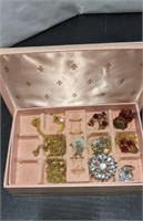 3 Jewelry Boxes, 2 Have Costume Jewelry
