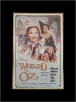 Vintage Framed The Wizard of Oz Poster