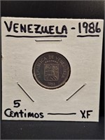 1986 Venezuelan coin