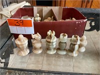 Green Onyx Chess Pieces