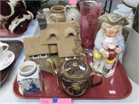 Group of Misc Items. Very Old Toby Mug