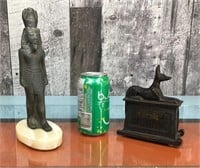 Vtg. Egyptian souvenirs (metal)