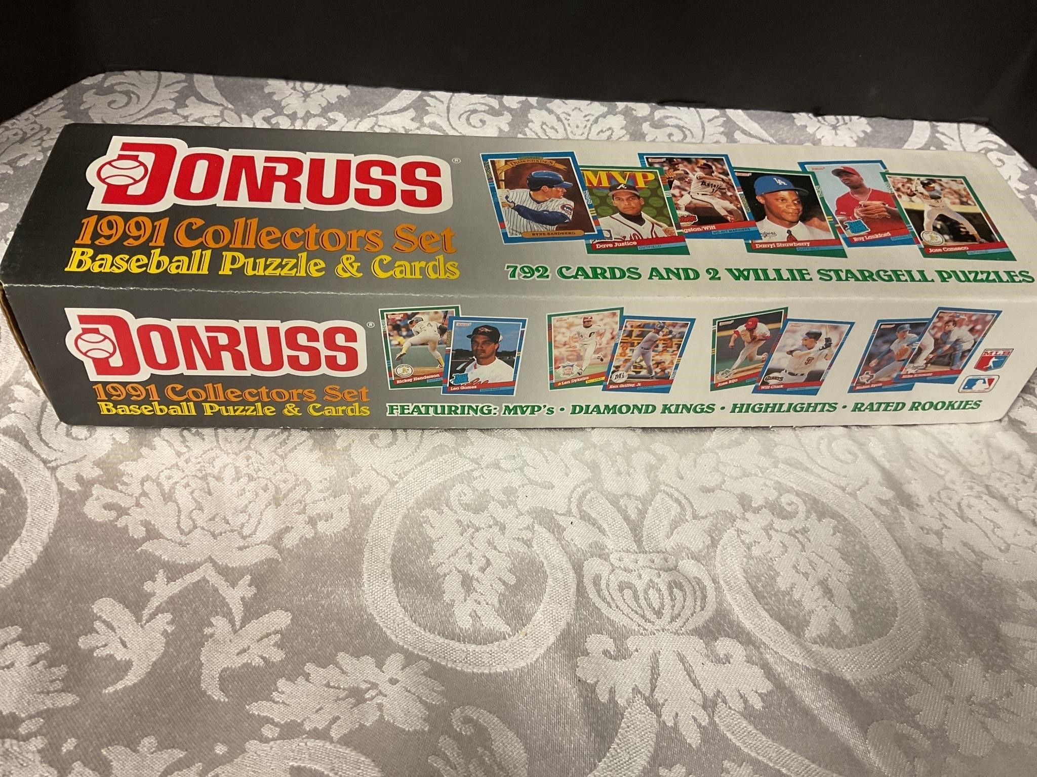 1991 Donruss baseball cards