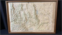 Vintage Topographical Map of Walker Lake