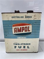 Ampol Two Stroke Fuel 2 Gallon Tin