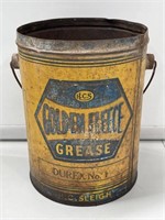 Golden Fleece Hex 7lb Grease Tin (No Lid)