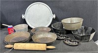 Guardian Service Platter & Vintage Bakeware -Lot