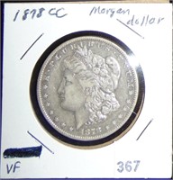 1878CC Morgan Dollar VF.